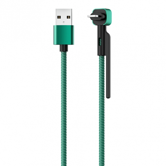 Кабель OLMIO STAND USB 2.0 - lightning 1.2м 2.1A