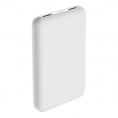 Внешний Аккумулятор/Автономное ЗУ OLMIO MINI-5 5000mAh Сверхкомпактный Размер 2.1A, microUSB Вход 2USB Выход Белый