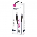 Кабель OLMIO SOLID USB 2.0 - Type-C 1.2м 2.1A Усиленный Титановый 0