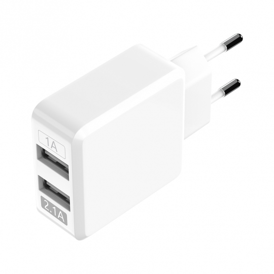 Сетевое Зарядное Устройство OLMIO 2USB 2.1A