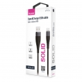 Кабель, OLMIO SOLID, USB 2.0 - microUSB, 1.2м, 2.1A, Усиленный, Цвет Черный 0