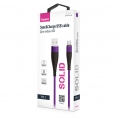 Кабель OLMIO SOLID USB 2.0 - Type-C 1.2м 2.1A Усиленный Индиго 0