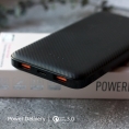 Внешний Аккумулятор OLMIO Q1, 10000mAh, QuickCharge3.0, Type-C PD, Черный Карбон 0