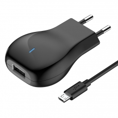 Сетевое Зарядное Устройство OLMIO USB 1.2А +microUSB Кабель