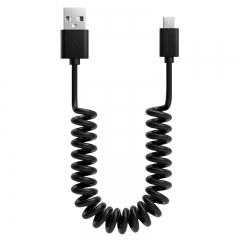 Кабель, OLMIO USB 2.0 - microUSB, 1.5м, Витой