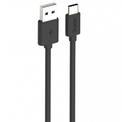Кабель OLMIO USB 2.0 - USB type-C 2м Чёрный