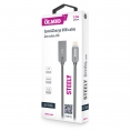 Кабель OLMIO STEELY USB 2.0 - lightning 1.2м 2.1A Серый 0