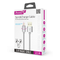 Кабель USB 2.0 - MAGIC 5/8 (microUSB+lightning) 1м 2.1А 1