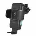 Держатель Автомобильный Для Смартфонов OLMIO Robo QI Автоматический Со Встроенной Беспроводной Зарядкой 10W 2 Крепления В Комплекте
