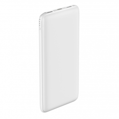 Внешний Аккумулятор/Автономное ЗУ OLMIO Slim 10000mAh Белый