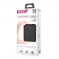 Внешний Аккумулятор/Автономное ЗУ OLMIO MINI-5 5000mAh Сверхкомпактный Размер 2.1A microUSB Вход 2USB Выход Черный 2
