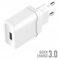 Сетевое ЗУ OLMIO USB, 18W, 3A, QuickCharge3.0