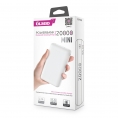 Внешний Аккумулятор OLMIO MINI-20, 20000mAh, Сверхкомпактный Размер, 2.1A, microUSB Вход, 2USB Выхода, Белый 1