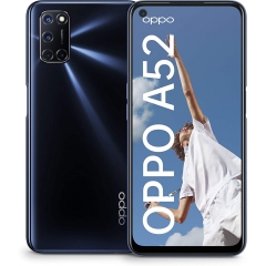 Смартфон OPPO A52 4/64GB Black,  Android 10 Экран 6.5", Разрешение 2400x1080 4 Камеры: 12 МП, Процессор Qualcomm Snapdragon 665 NFC Вес 188 г\OPPO\Китай