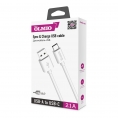 Кабель OLMIO USB 2.0 - USB Type-C 1м Белый 0