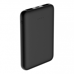 Внешний Аккумулятор/Автономное ЗУ OLMIO MINI-10 10000mAh Сверхкомпактный Размер 2.1A microUSB Вход 2USB Выход Черный