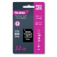Карта Памяти OLMIO microSDHC 32GB Class 10 UHS-I С Адаптером