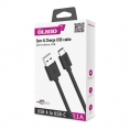 Кабель OLMIO USB 2.0 - USB Type-C 1м Черный 0