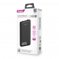 Внешний Аккумулятор OLMIO Q1, 10000mAh, QuickCharge3.0, Type-C PD, Черный Карбон 1