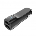Автомобильное ЗУ OLMIO 2USB, 2.1A, Черное