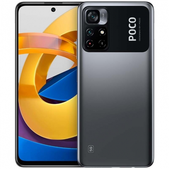 Смартфон XIAOMI POCO M4 Pro 5G 6/128GB Black