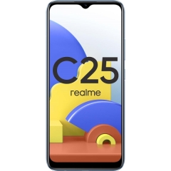 Смартфон Realme RMX3191 C25 Black(4/64GB)- (5992286): Поддержка Сетей 2G, 3G, 4G; Диагональ Экрана 6.5", Разрешение Экрана 1600x720; Количество Мегапикселей Основной Камеры 48+2+2 Мп