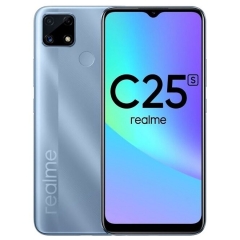 Смартфон Realme RMX3195 C25S (4+128)- Цвет - Синий (5997135): Поддержка сетей 2G, 3G, 4G; Диагональ экрана 6.5"HD+, Разрешение экрана 1600x720;MediaTe