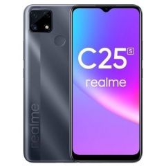 Смартфон Realme RMX3195 C25S (4+128)- Цвет - Серый (5997134): Поддержка сетей 2G, 3G, 4G; Диагональ экрана 6.5"HD+, Разрешение экрана 1600x720;MediaTe