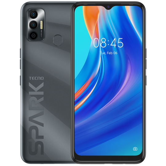 Smartfon TECNO Spark 7 4/64 Magnet Black