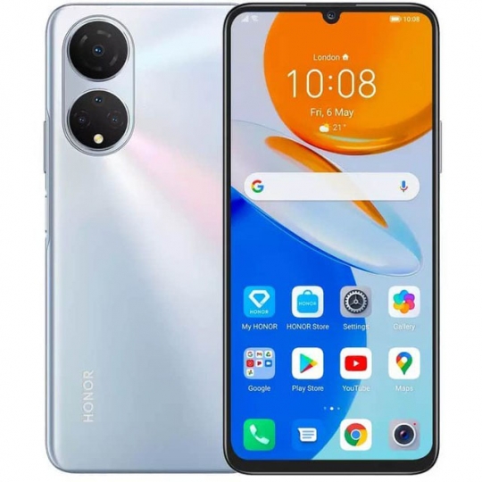 Смартфон Honor X7 4/128GB Titanium Silver